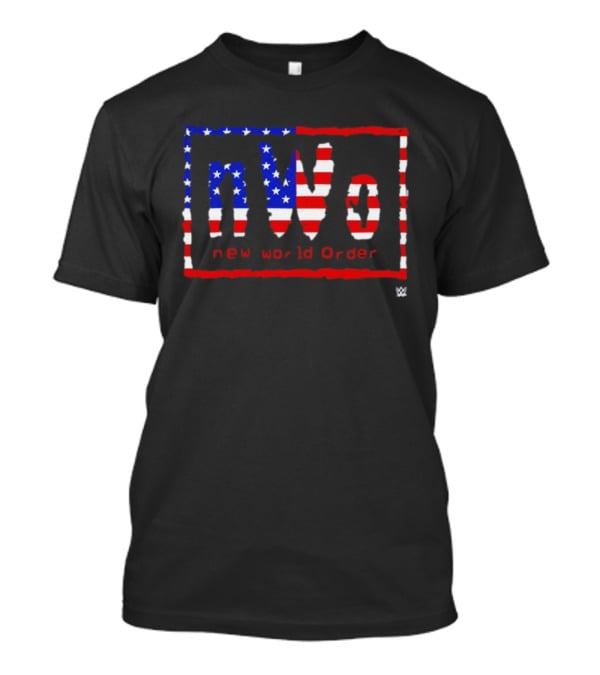 NWo New World Order WWE American Flag Stars And Stripes T-Shirt