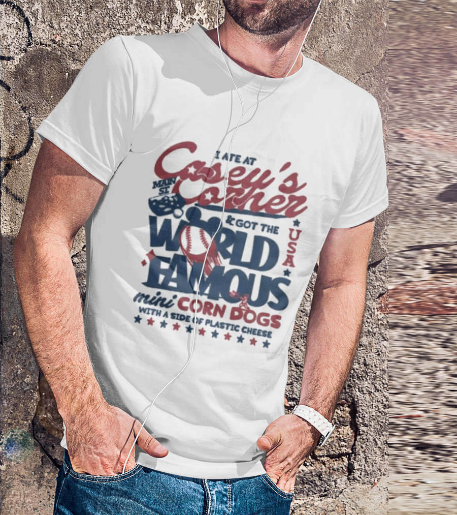 Casey's Corner World Famous Mini Corn Dogs USA T-Shirt