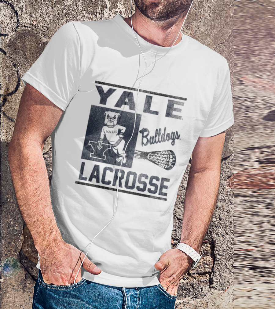 Yale Bulldogs Lacrosse Team Spirit Y T-Shirt