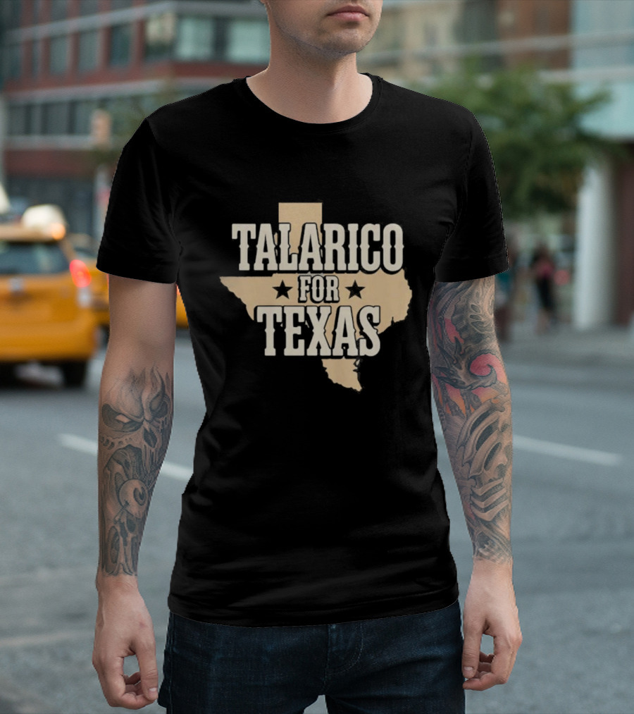 Talarico For Texas Campaign State Map T-Shirt