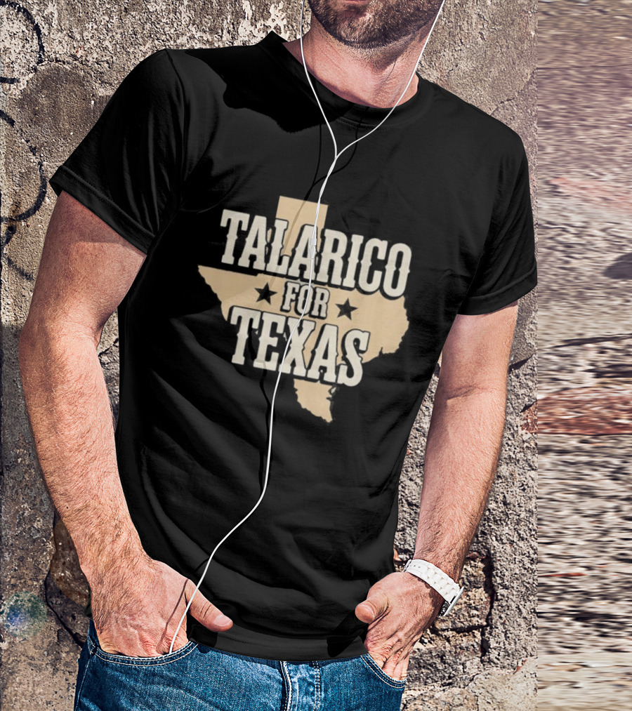 Talarico For Texas Campaign State Map T-Shirt