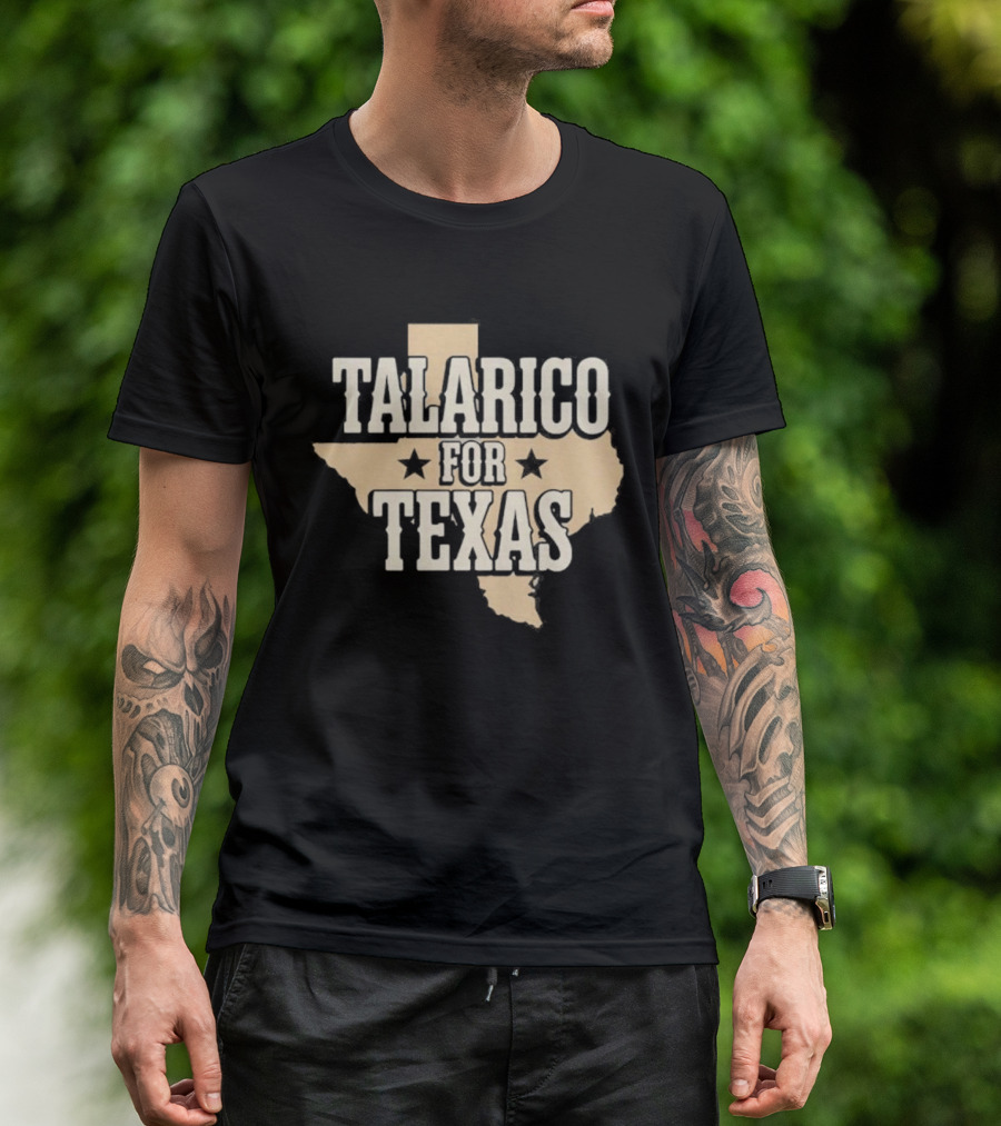 Talarico For Texas Campaign State Map T-Shirt