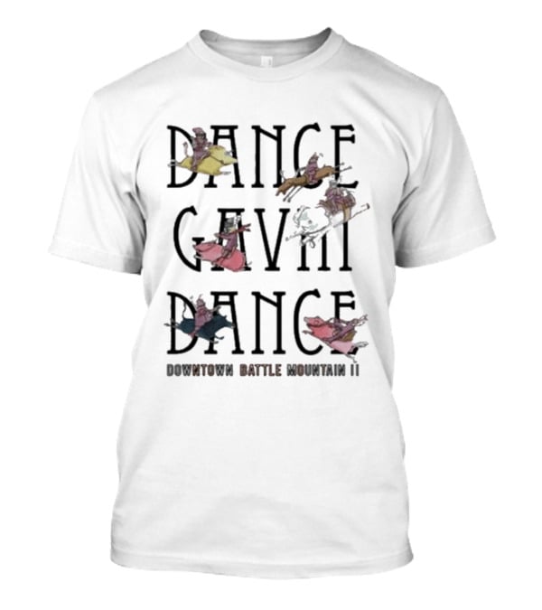 Dance Gavin Dance Downtown Battle Mountain II Horse Riding Figures T-Shirt
