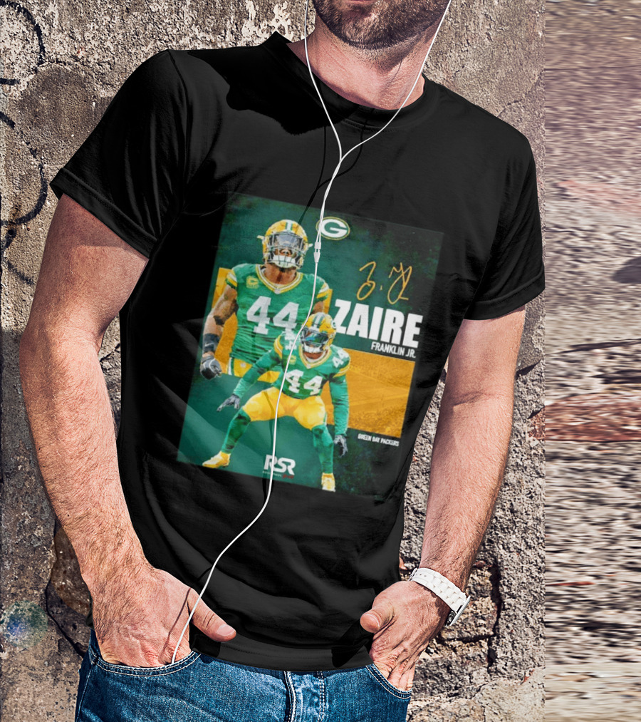 Zaire Franklin Jr Green Bay Packers 44 Signature Edition T-Shirt