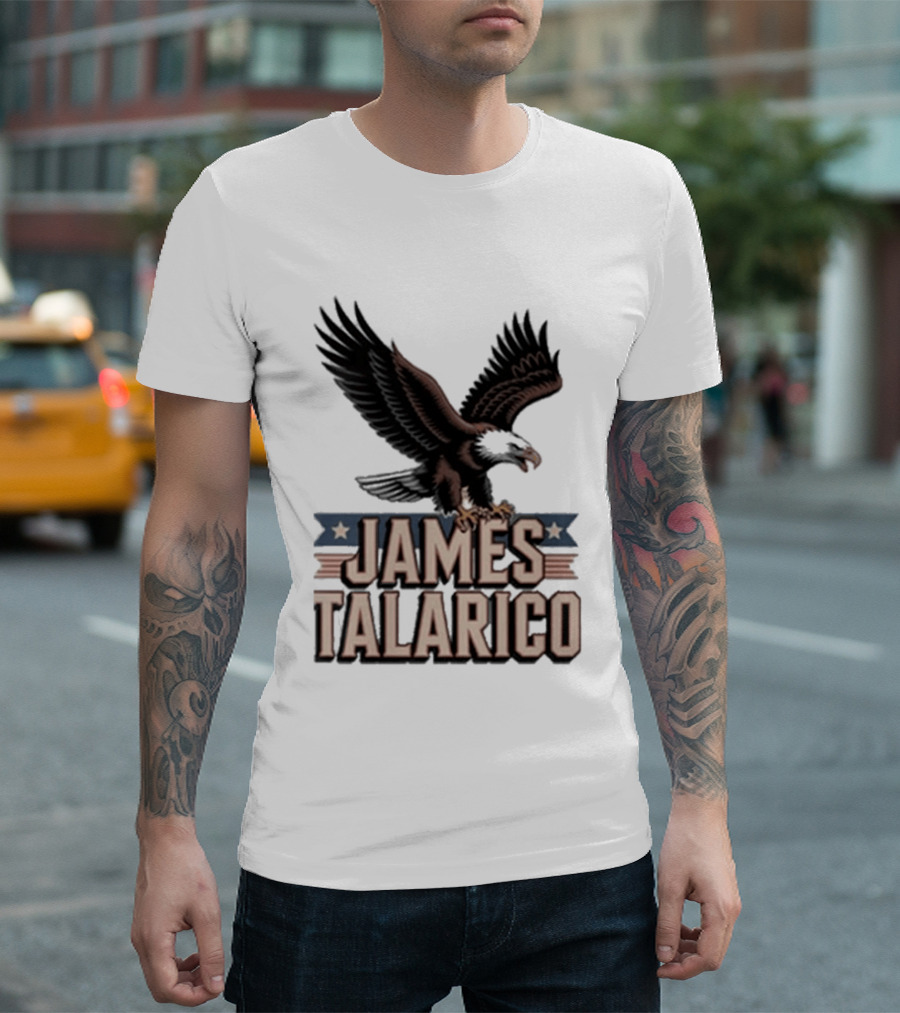James Talarico Texas Senate 2026 Eagle Stars Stripes T-Shirt