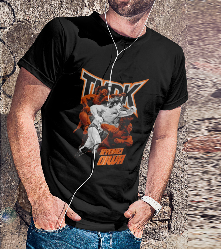 TMDK Ryohei Oiwa The Grip Wrestling Action Orange T-Shirt