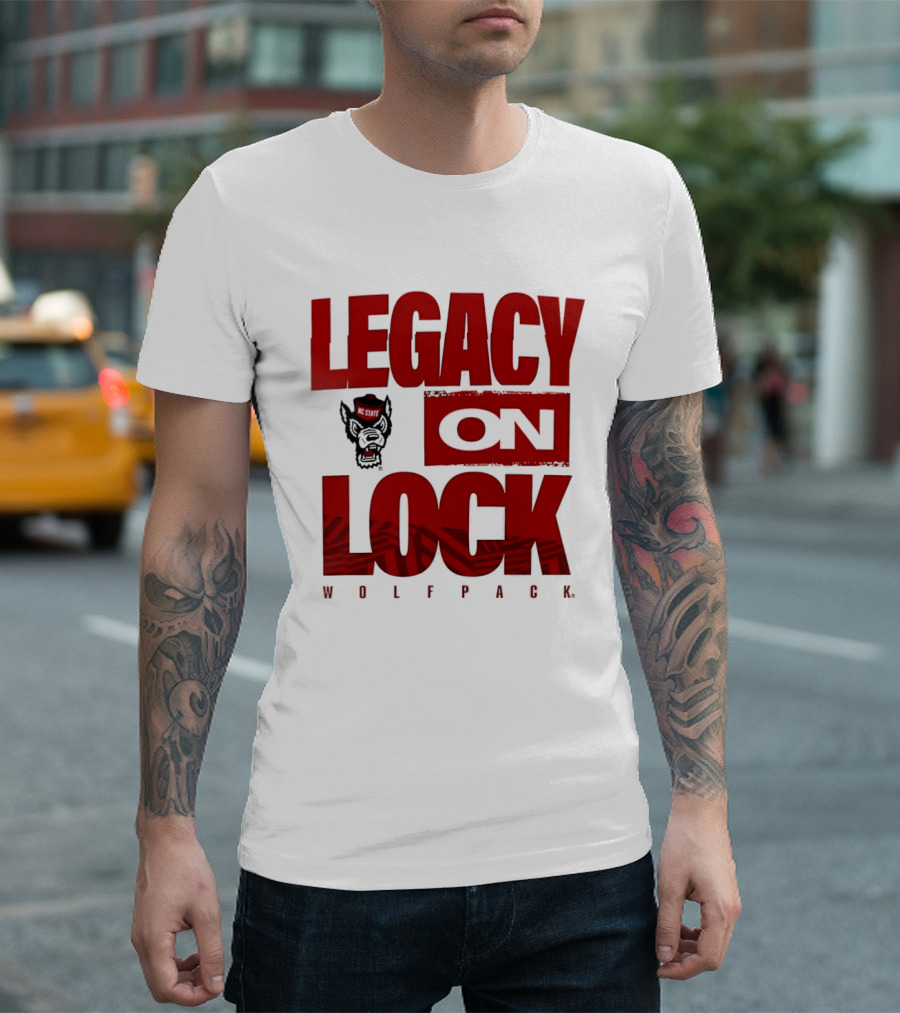 NC State Wolfpack Legacy On Lock 2026 March Madness T-Shirt