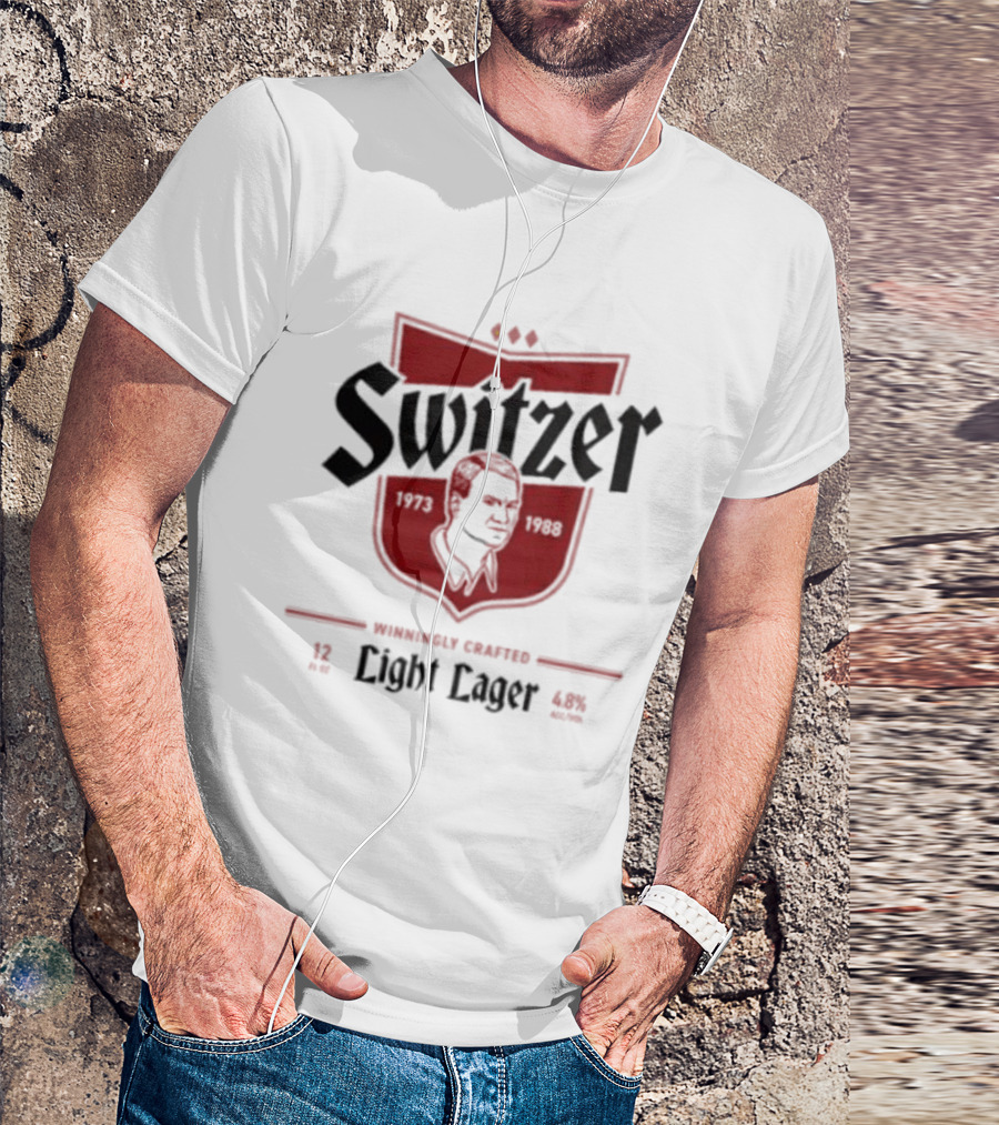 Switzer Light Lager Winningly Crafted Lager 4% T-Shirt