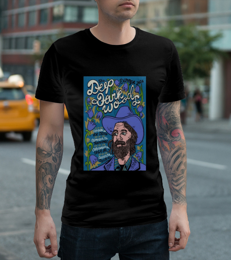 The Deep Dark Woods Europe 2026 Sint Niklaas De Casino Nijmegen Merleyn Copenhagen Vega Odense Dexter T-Shirt