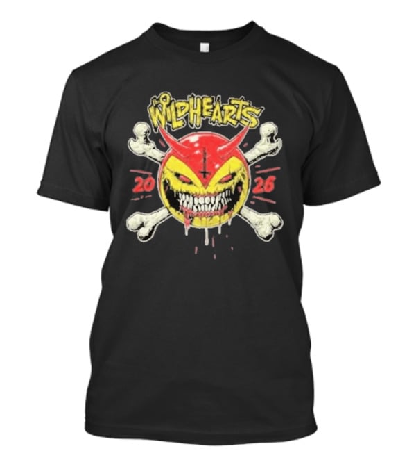 Wildhearts Smiley Bones Devil Skull 2026 T-Shirt