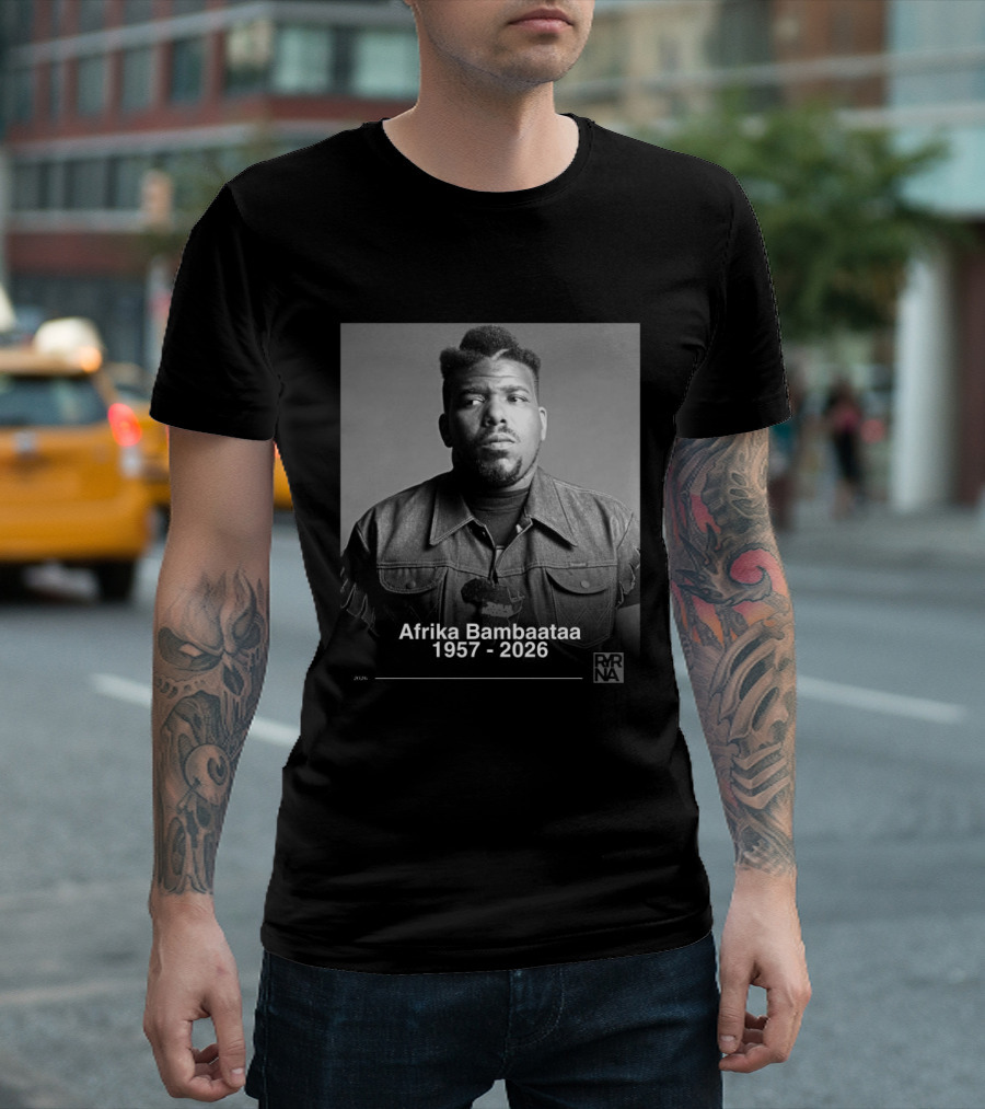 Afrika Bambaataa 1957 2026 Pioneer Legacy RNNA T-Shirt