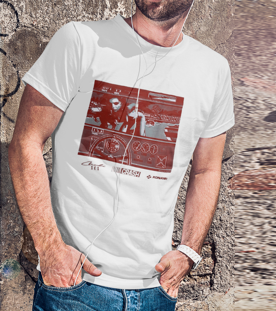Charli XCX Konami Retro Video Game Racer Speed Aesthetic T-Shirt