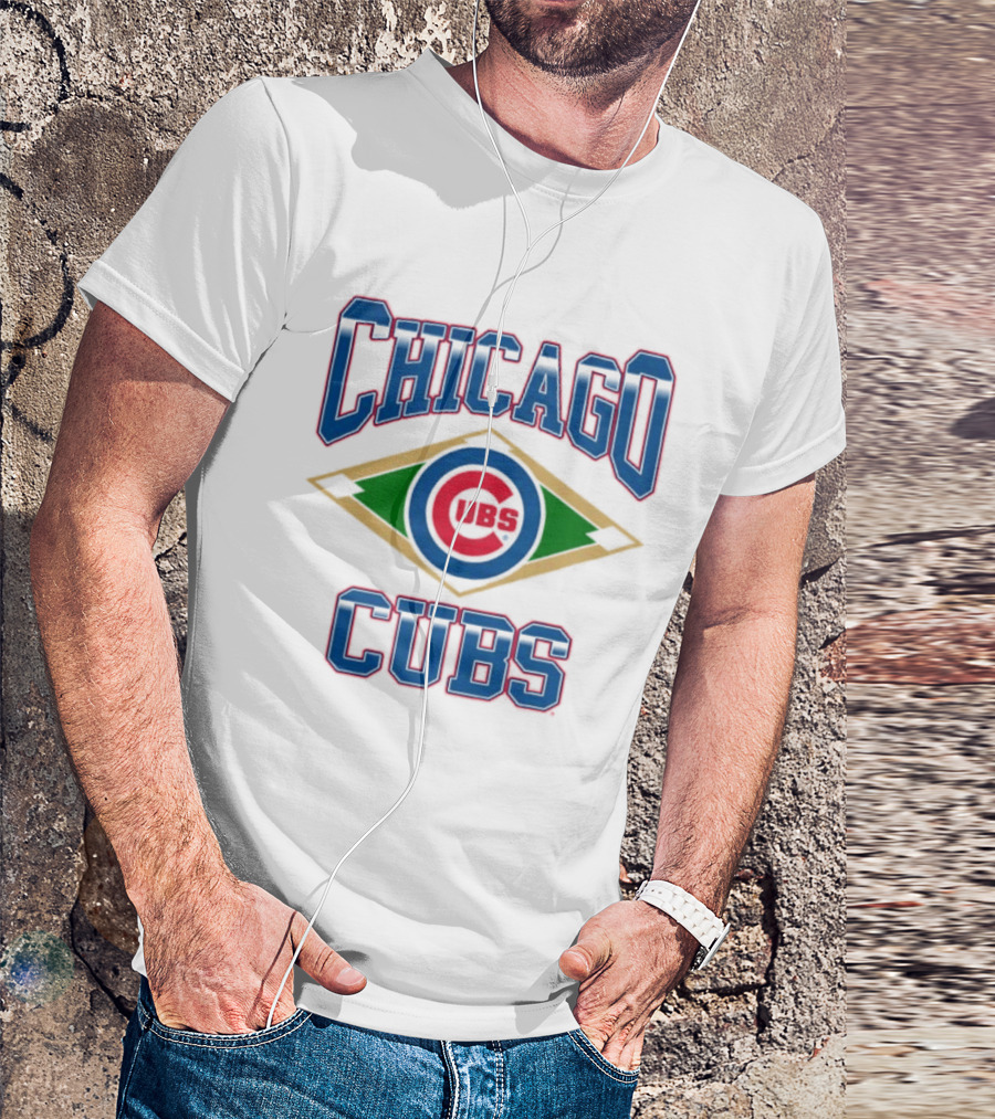 Chicago Cubs MLB Baseball Field T-Shirt