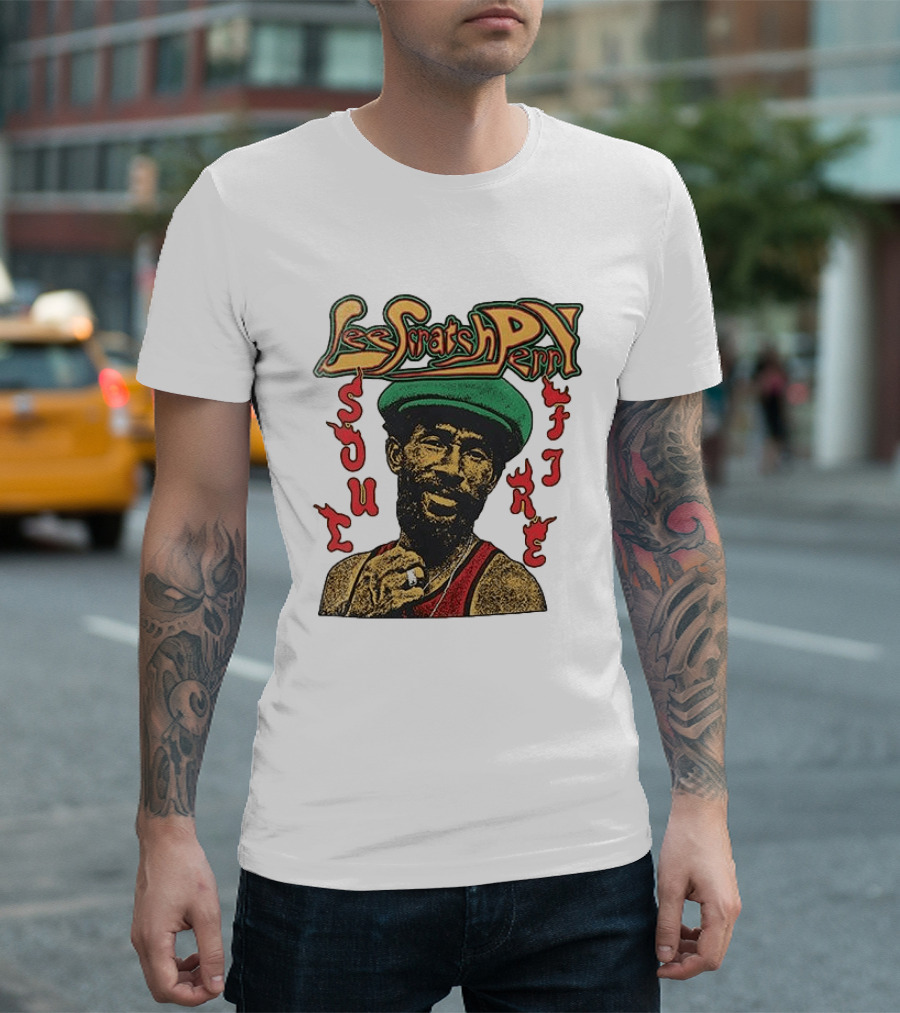 Lee Scratch Perry Message Issue Life T-Shirt