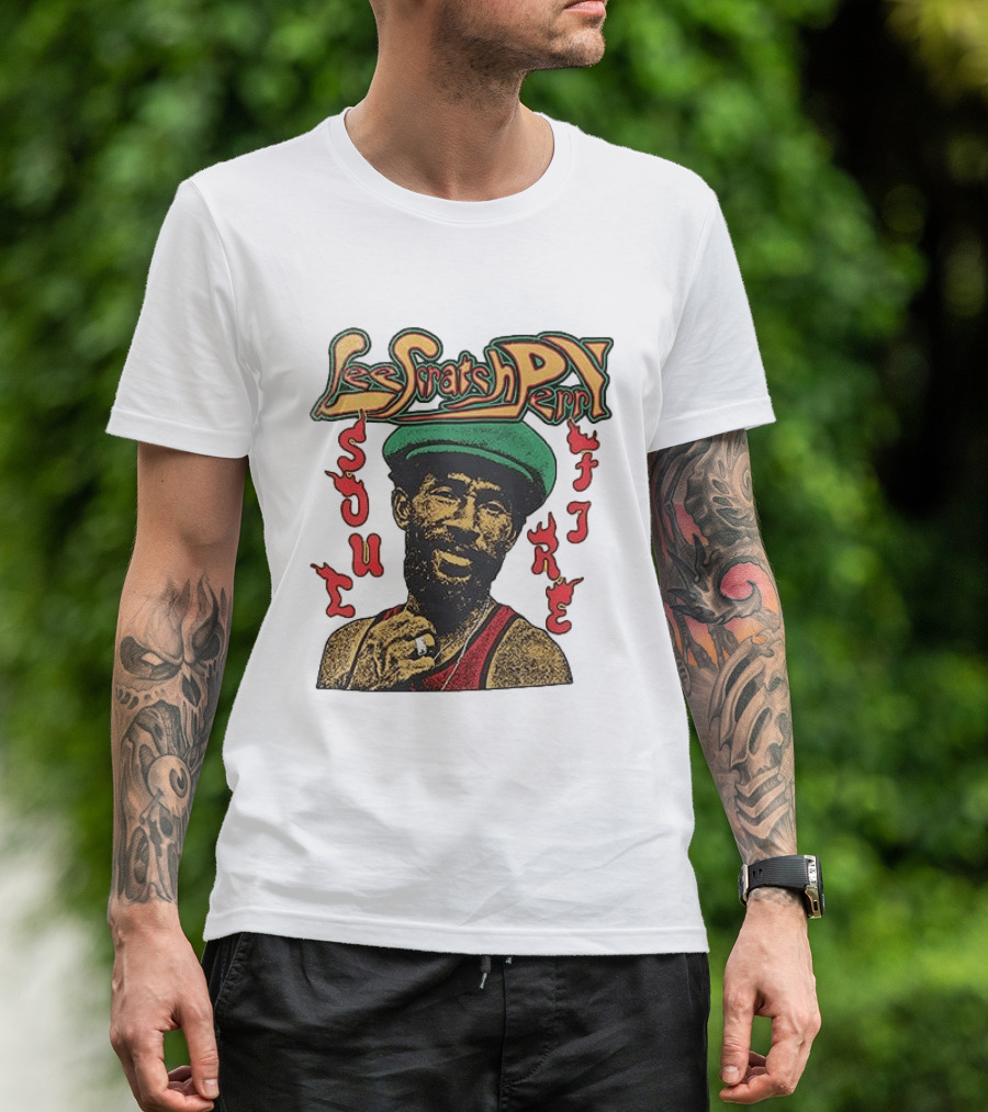 Lee Scratch Perry Message Issue Life T-Shirt