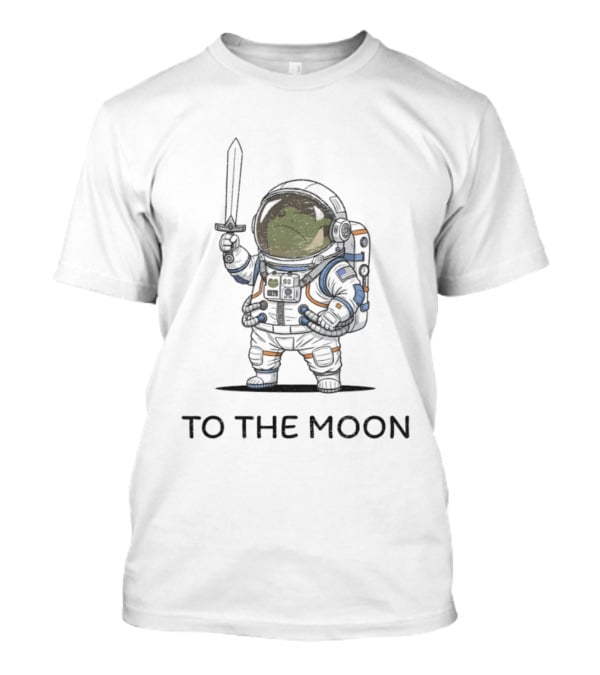 Frog To The Moon Astronaut NASA Artemis 2 2026 Space Adventure T-Shirt