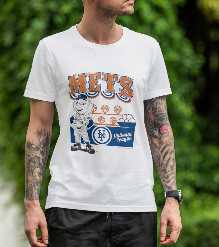 New York Mets 2026 Step Back Up National League MLB T-Shirt