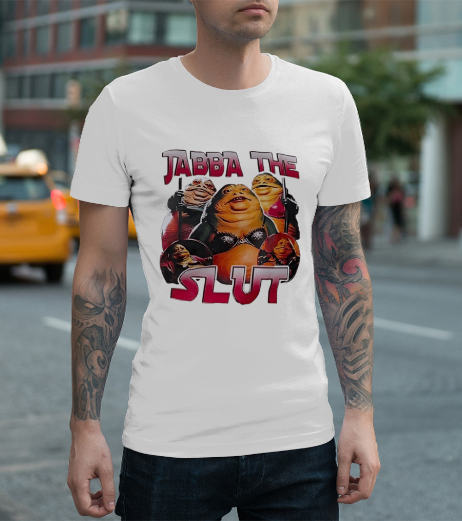 Jabba The Slut Star War Parody Character Fun T-Shirt