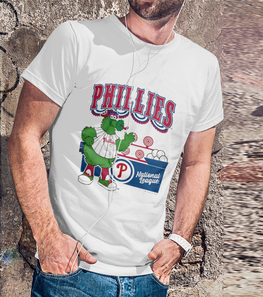 Philadelphia Phillies 2026 Step Back Up Phillies Phanatic National League T-Shirt