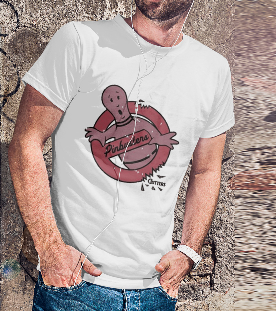 Pinbusters Parody Bowling Ghost T-Shirt
