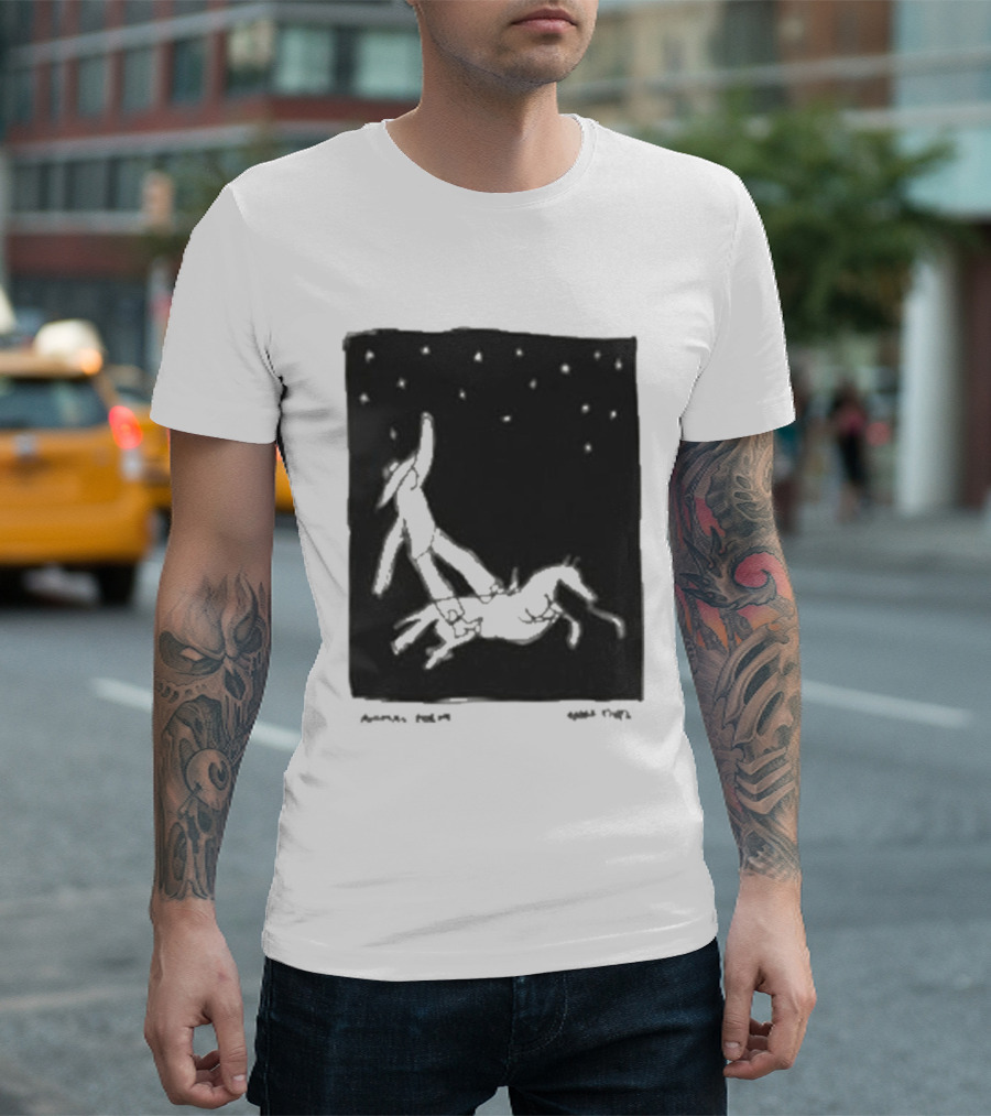 Anna Tivel Cowboy Under Starry Night T-Shirt