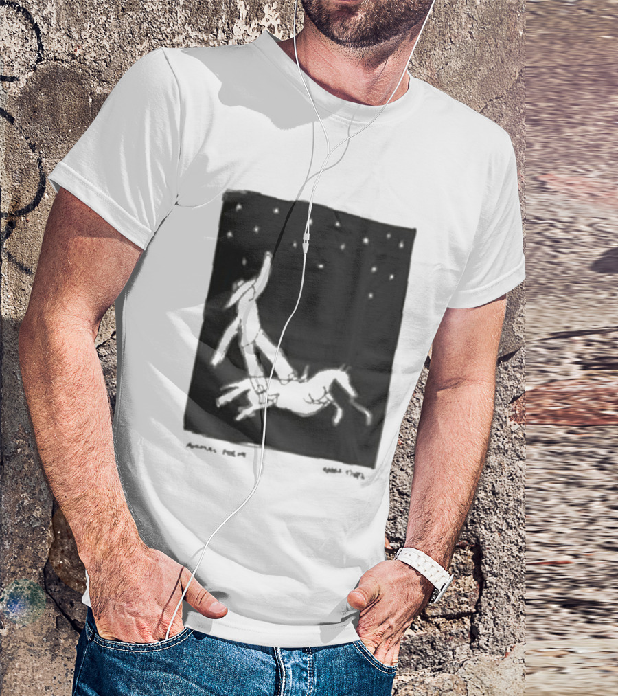 Anna Tivel Cowboy Under Starry Night T-Shirt