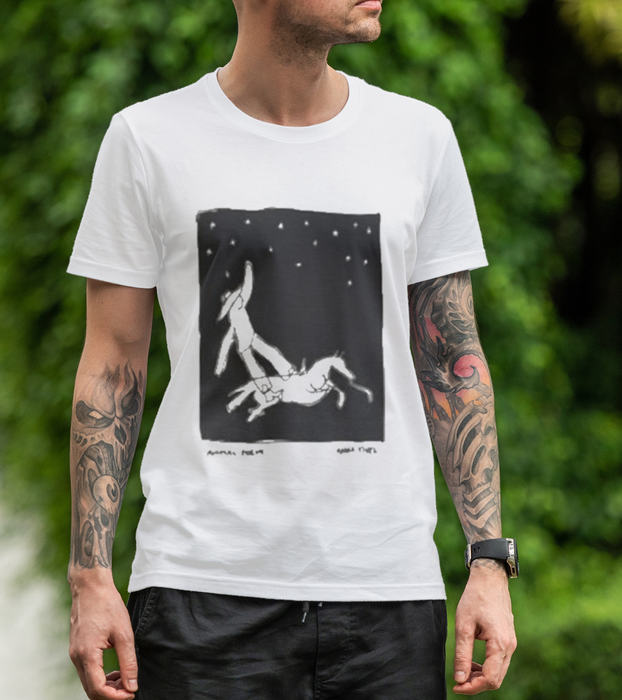 Anna Tivel Cowboy Under Starry Night T-Shirt