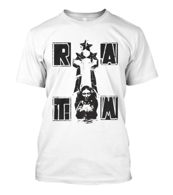 Rage Against The Machine RATM Stars Stencil T-Shirt