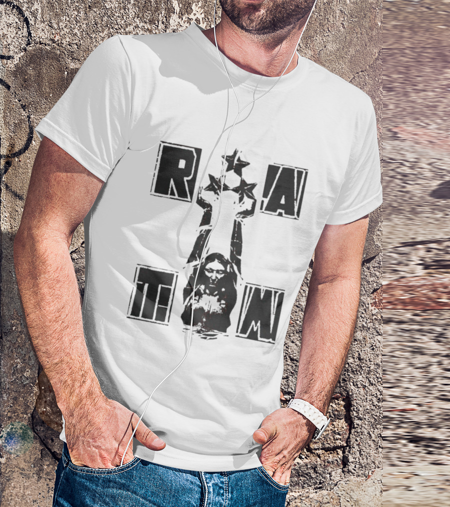 Rage Against The Machine RATM Stars Stencil T-Shirt