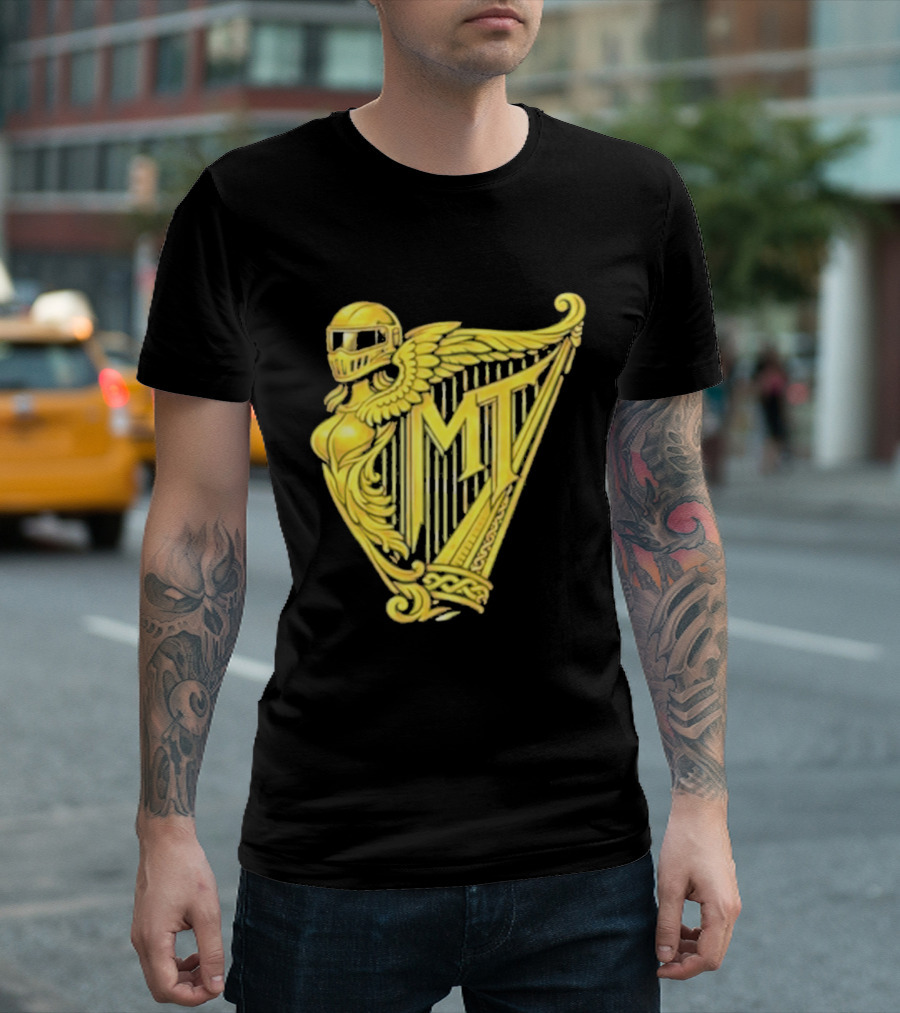 Murder Town USA MT Harp Winged Helmet T-Shirt