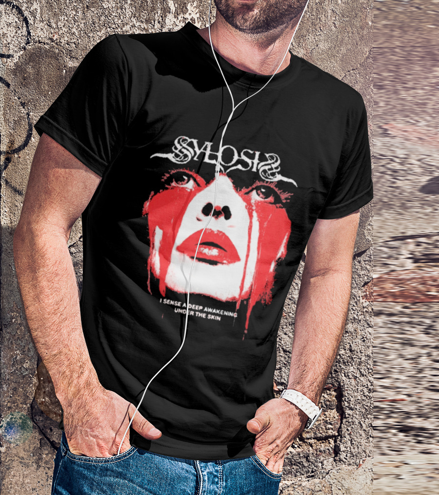 Sylosis I Sense A Deep Awakening Under The Skin Blood Tears Face T-Shirt