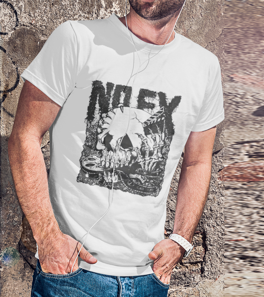 40 Years NoFX Film Skull Anniversary T-Shirt