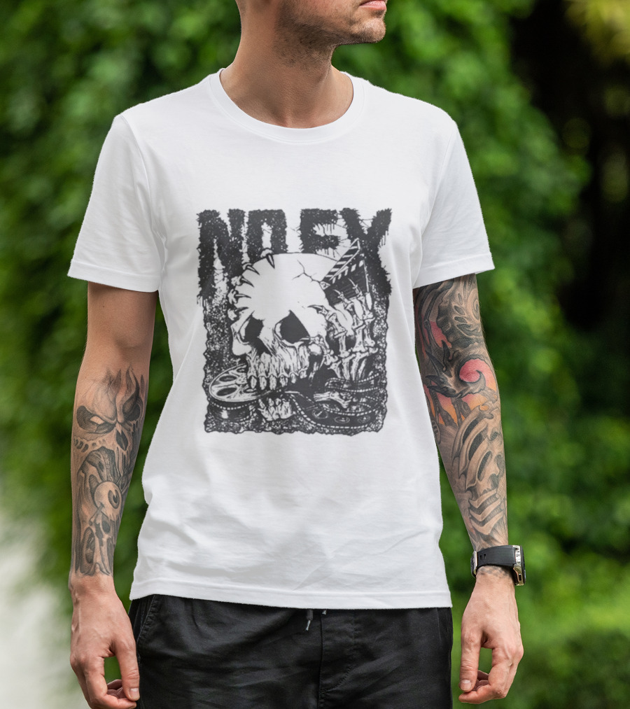 40 Years NoFX Film Skull Anniversary T-Shirt