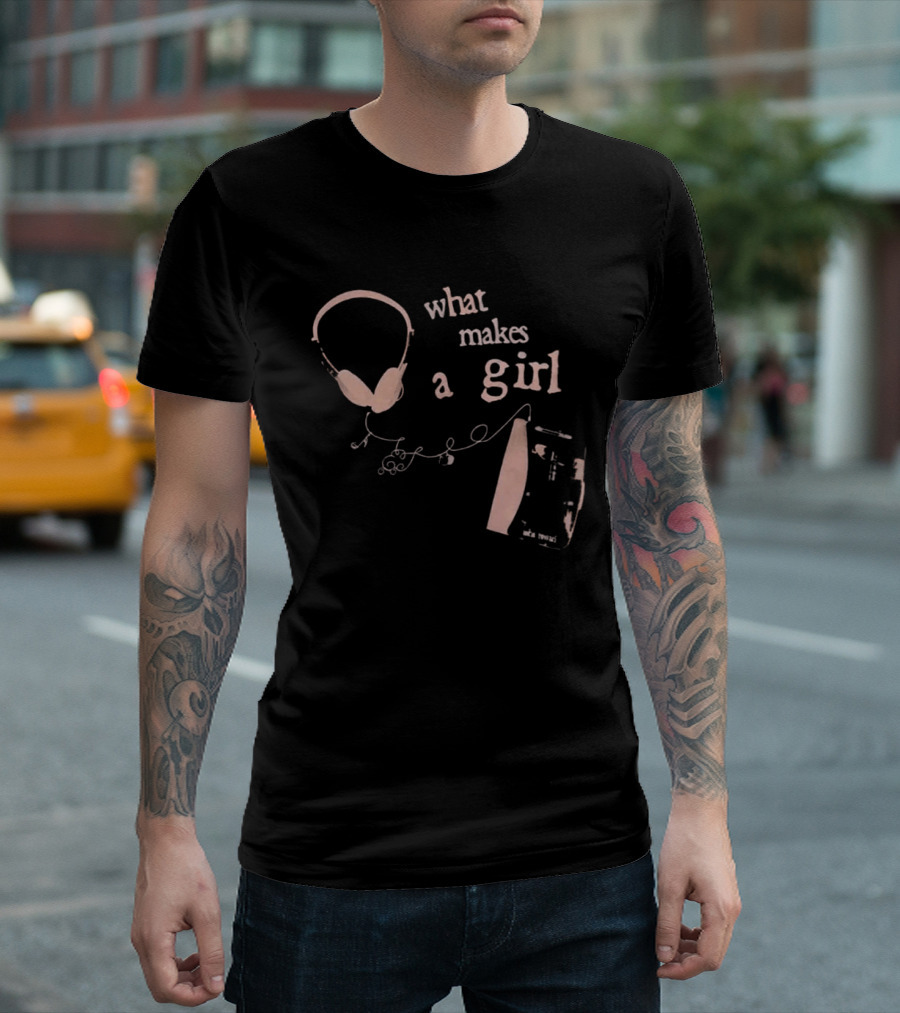 Conan Gray Wishbone World Tour 2026 What Makes A Girl Headphones Music Notes T-Shirt