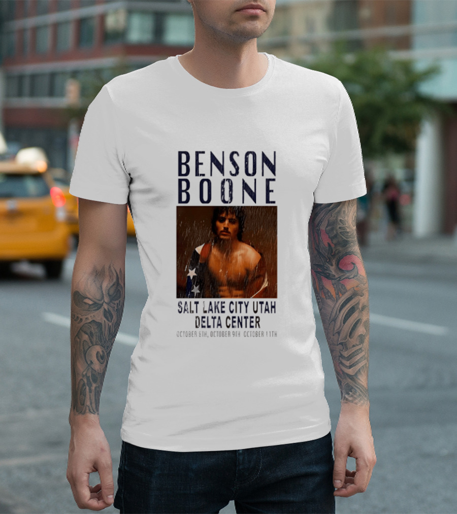 Benson Boone Salt Lake City Utah Delta Center October 8th 9th 11th T-Shirt