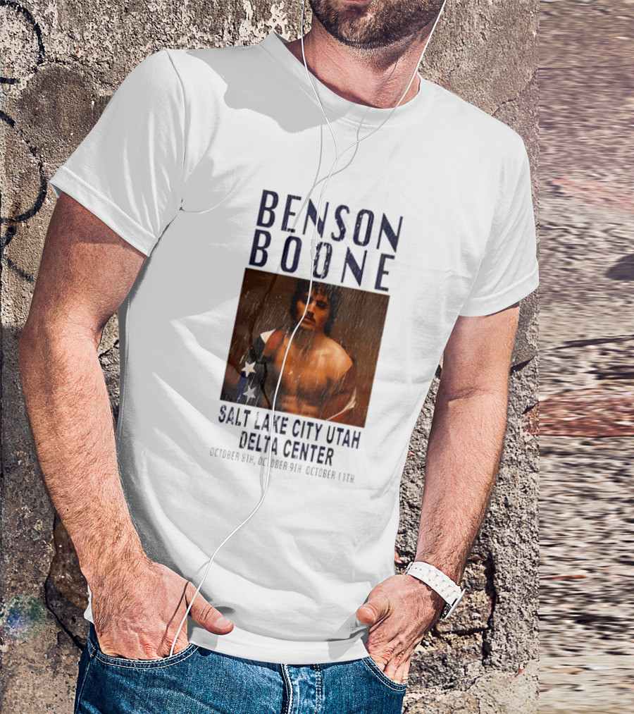 Benson Boone Salt Lake City Utah Delta Center October 8th 9th 11th T-Shirt