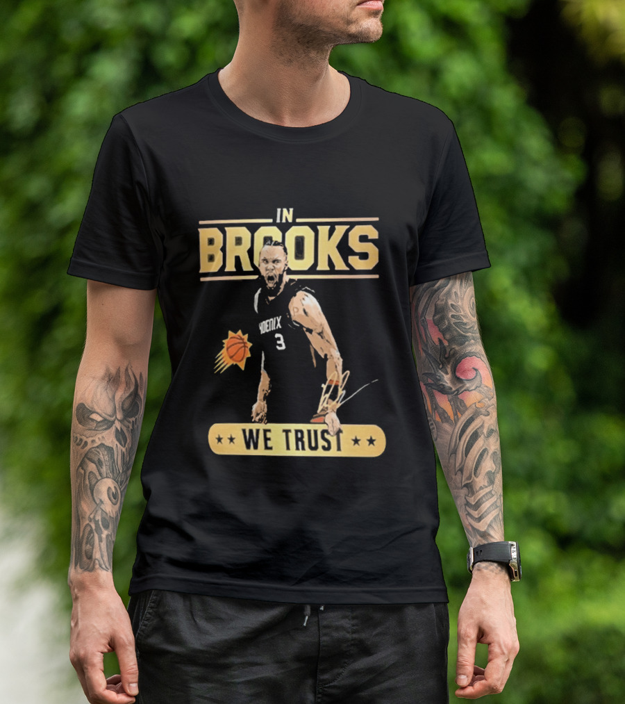 In Brooks We Trust Basketball 3 T-Shirt