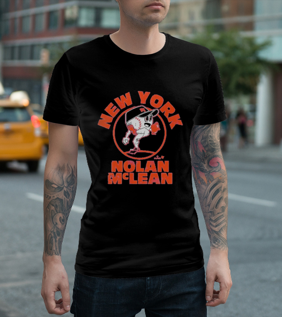 New York Nolan McLean Baseball Buddies T-Shirt