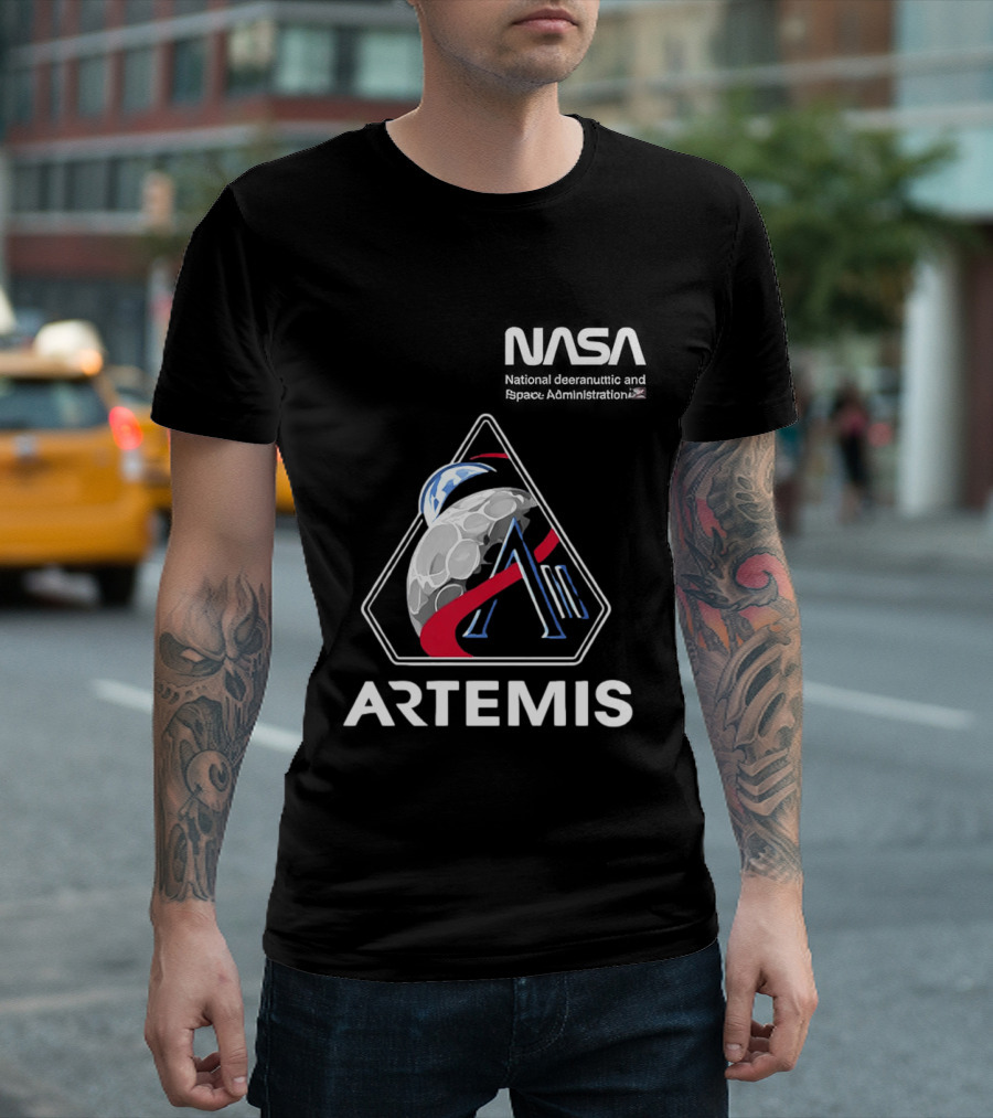 NASA Artemis 2 Mission Moon Exploration T-Shirt
