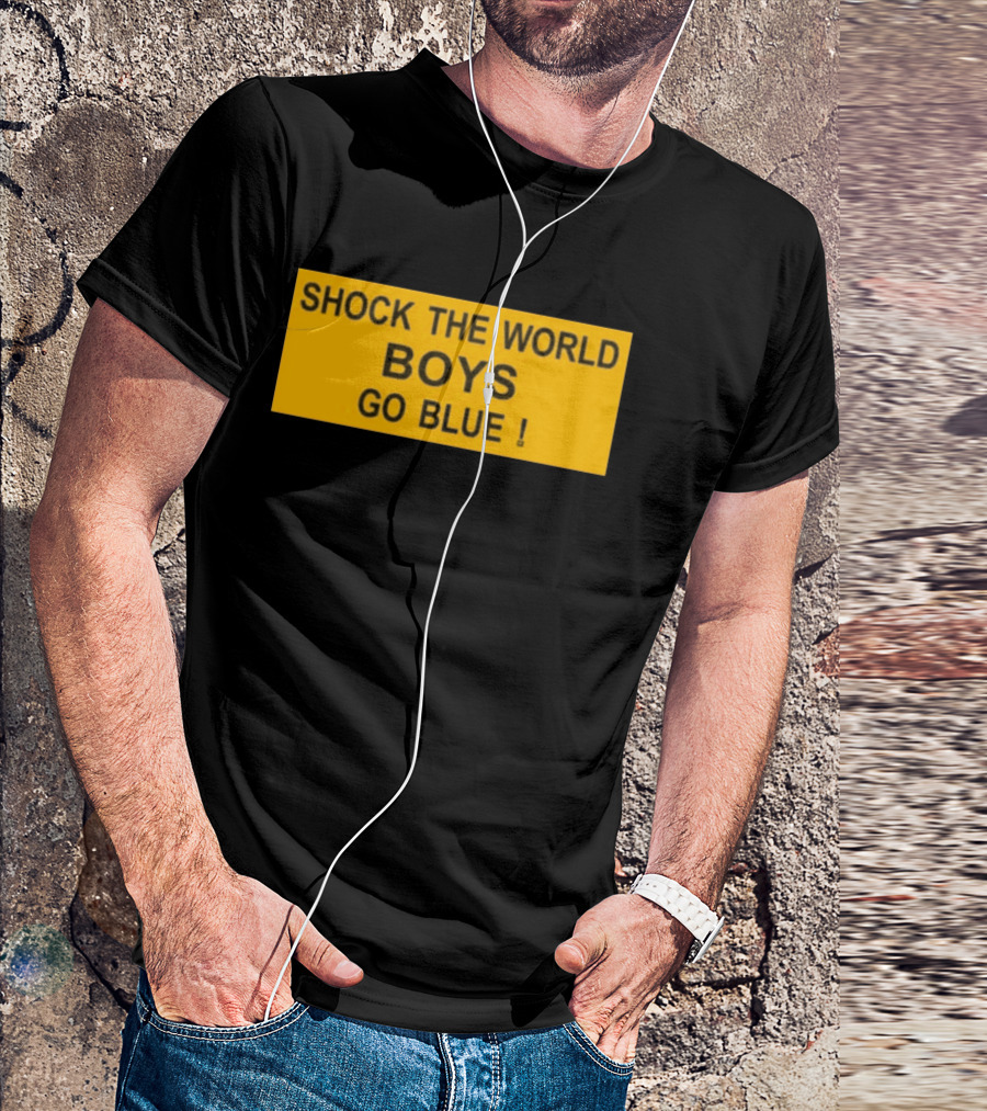 Shock The World Boys Go Blue T-Shirt