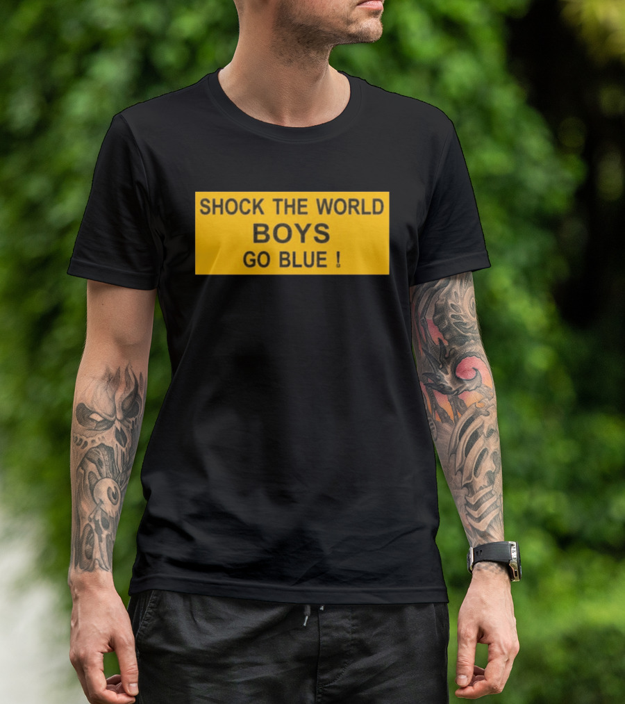 Shock The World Boys Go Blue T-Shirt