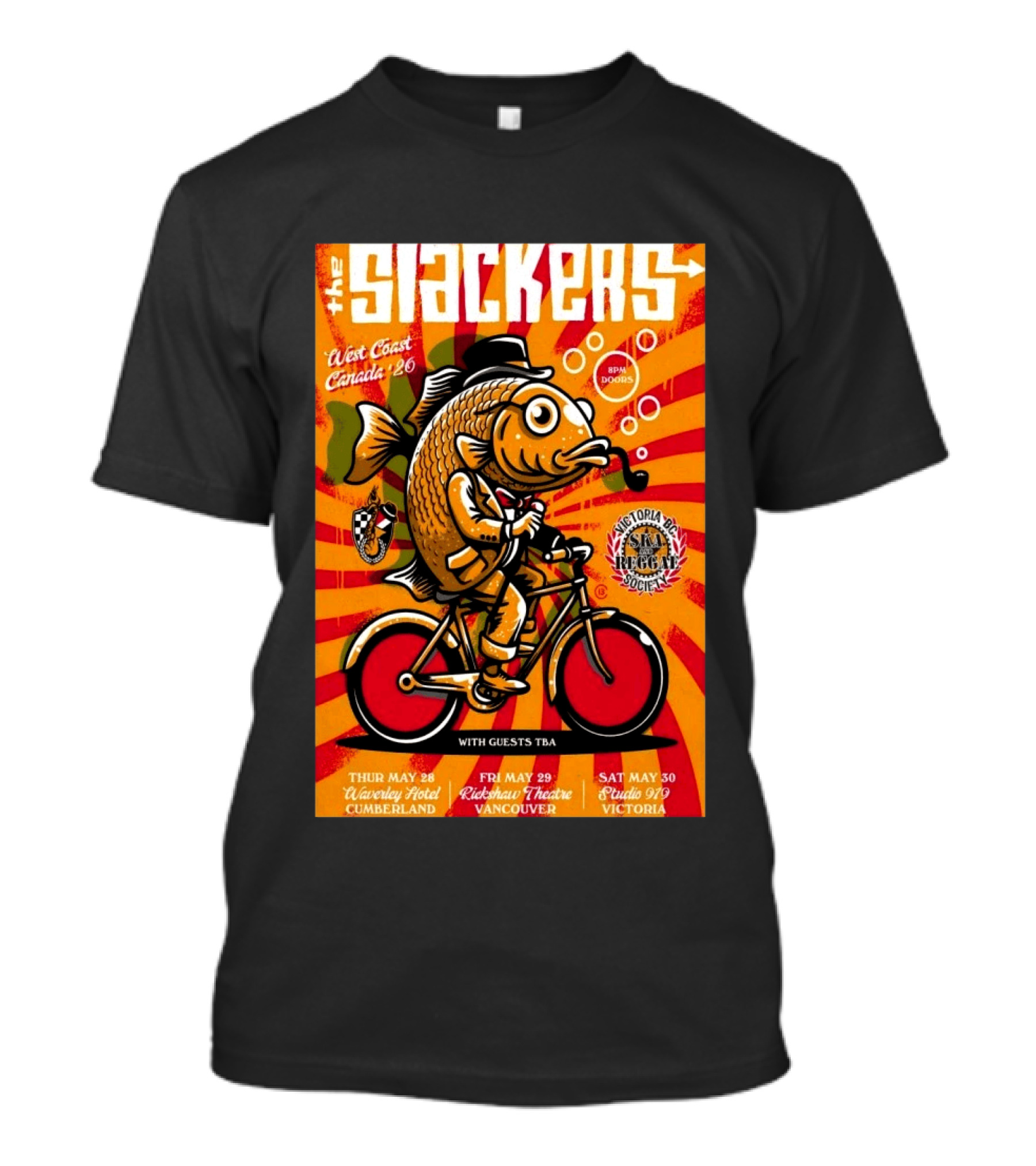 The Slackers West Coast Canada Tour 2026 Victoria Ska And Reggae Society With Guests TBA T-Shirt