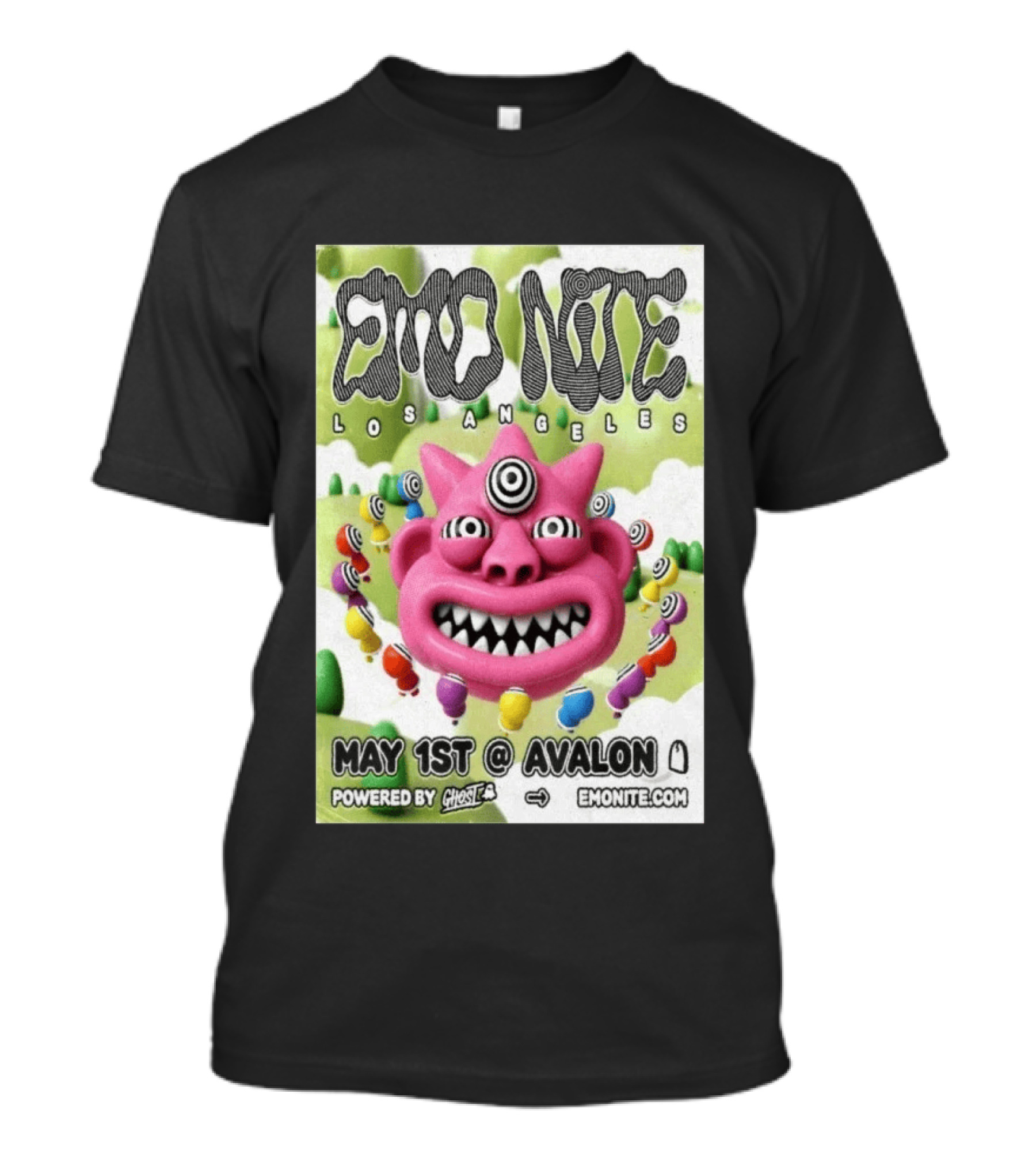 Emo Nite Los Angeles May 1st Avalon Powered By Ghost EmoNite Dot Com T-Shirt