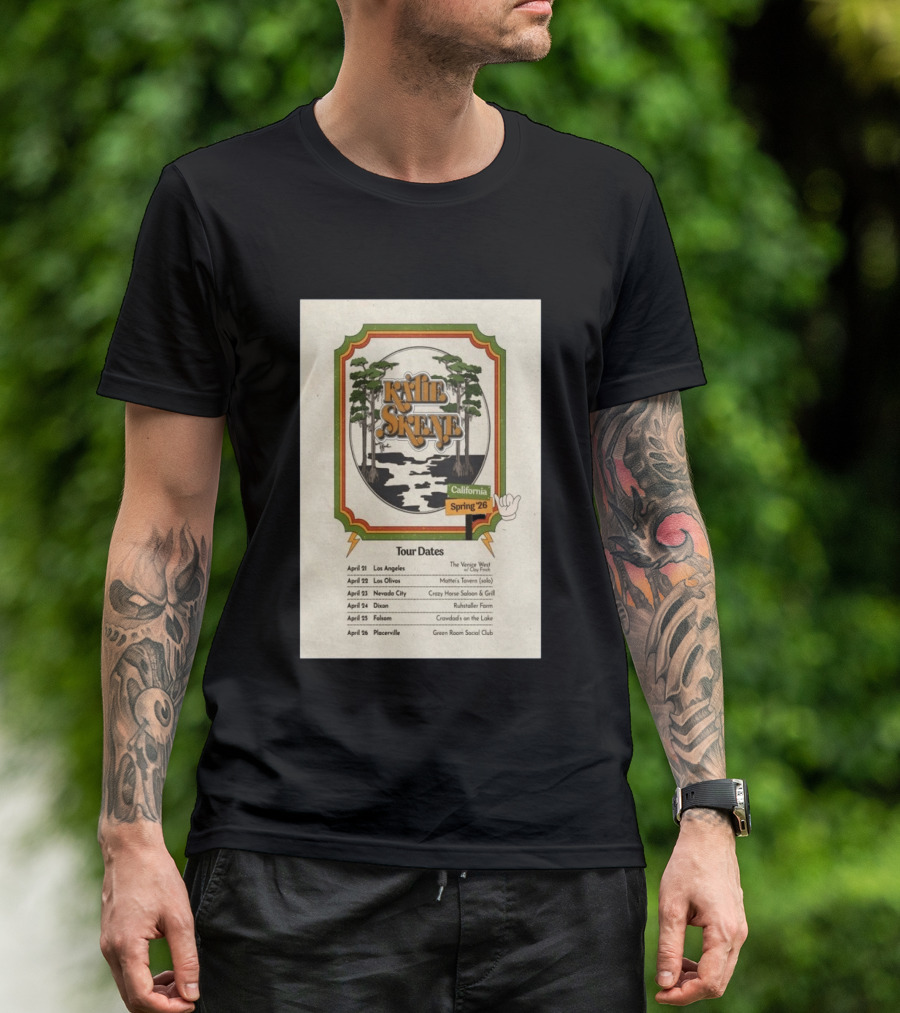 Kalie Skene California Spring 2026 Tour Dates Venice West Los Angeles Mattie's Tavern Los Olivos T-Shirt