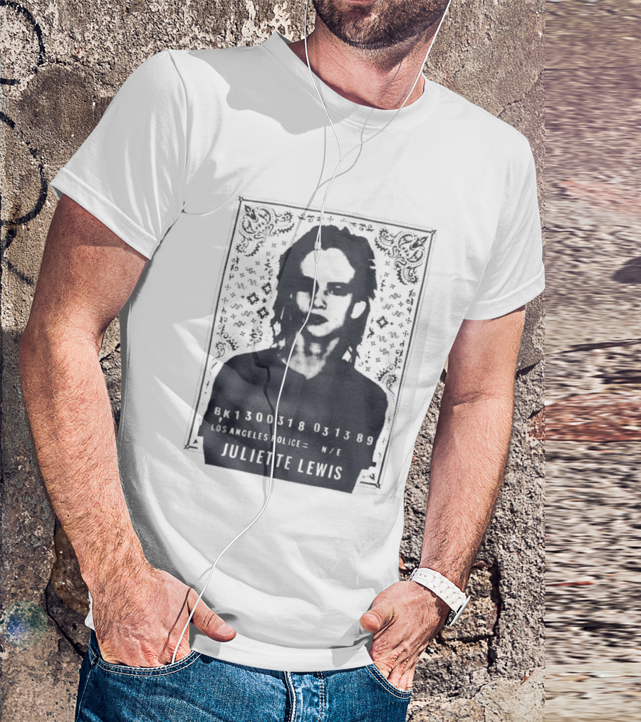 Juliette Lewis Los Angeles Police Shot 300318 USA 1989 T-Shirt