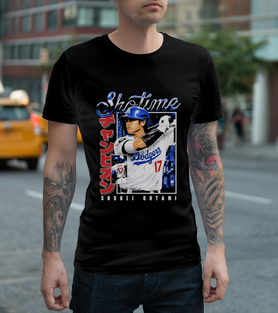 Showtime Shohei Ohtani Dodgers Champion 2026 T-Shirt
