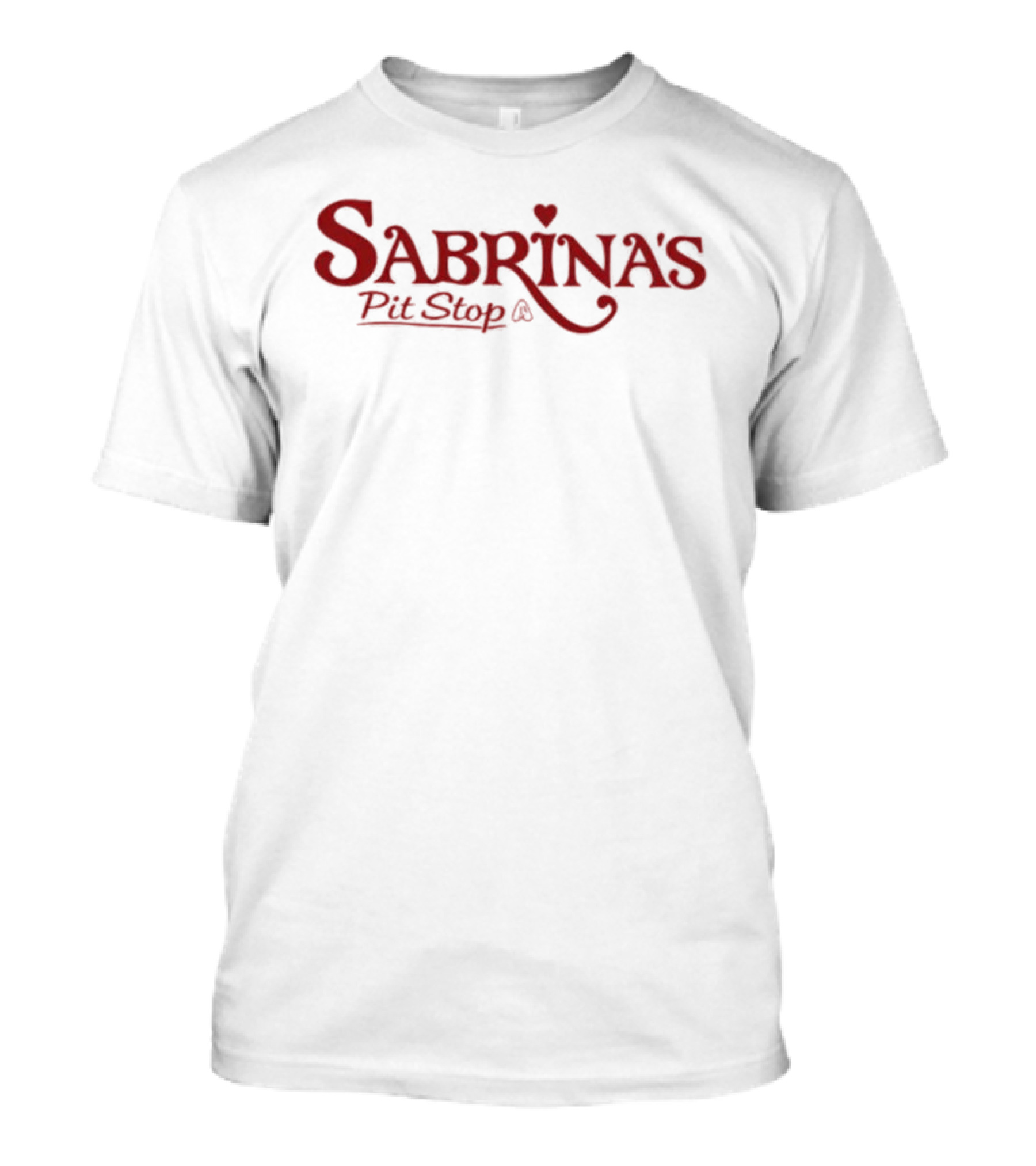 Sabrina's Pit Stop Heart T-Shirt