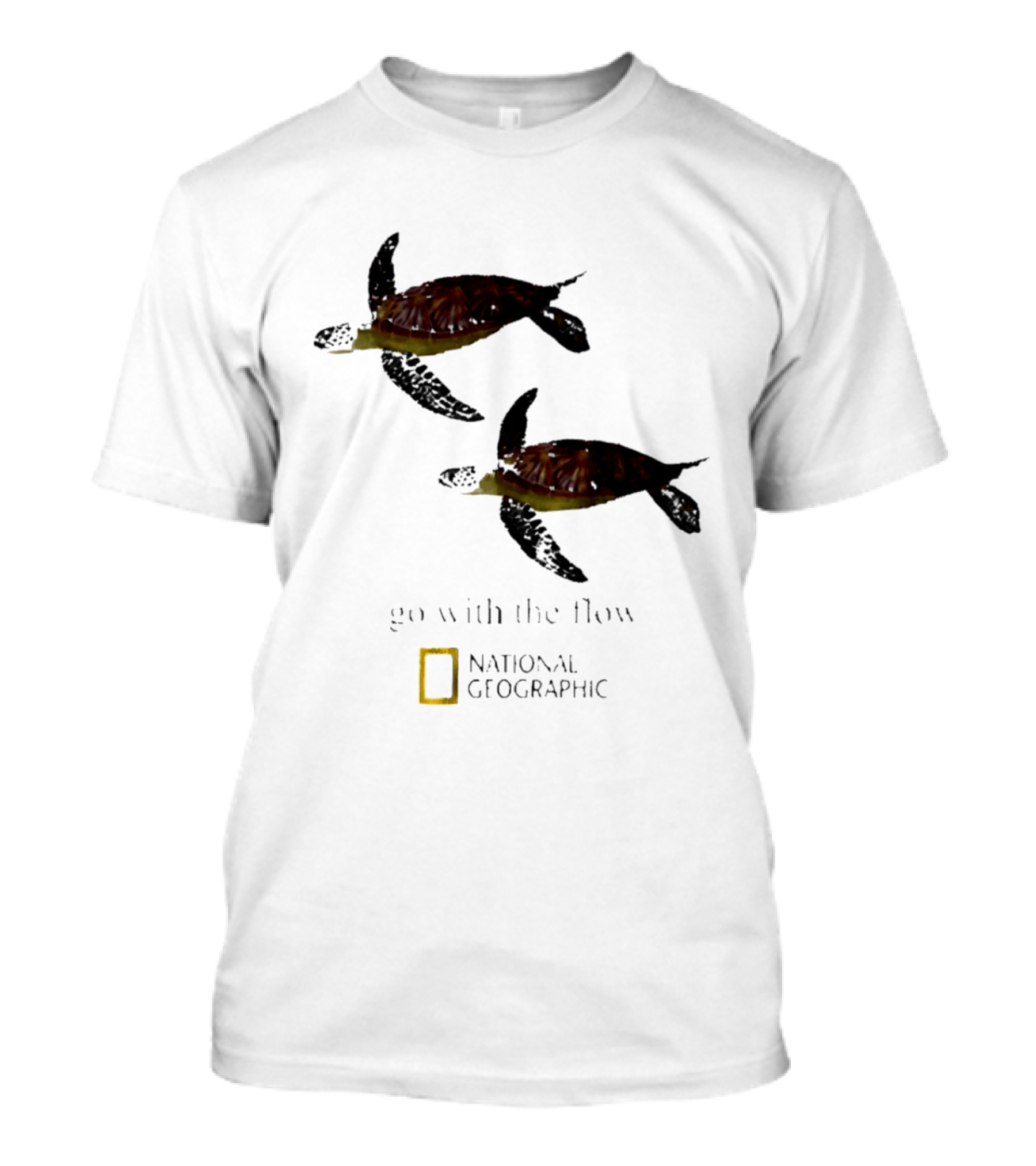 Sea Turtle Go With The Flow National Geographic T-Shirt