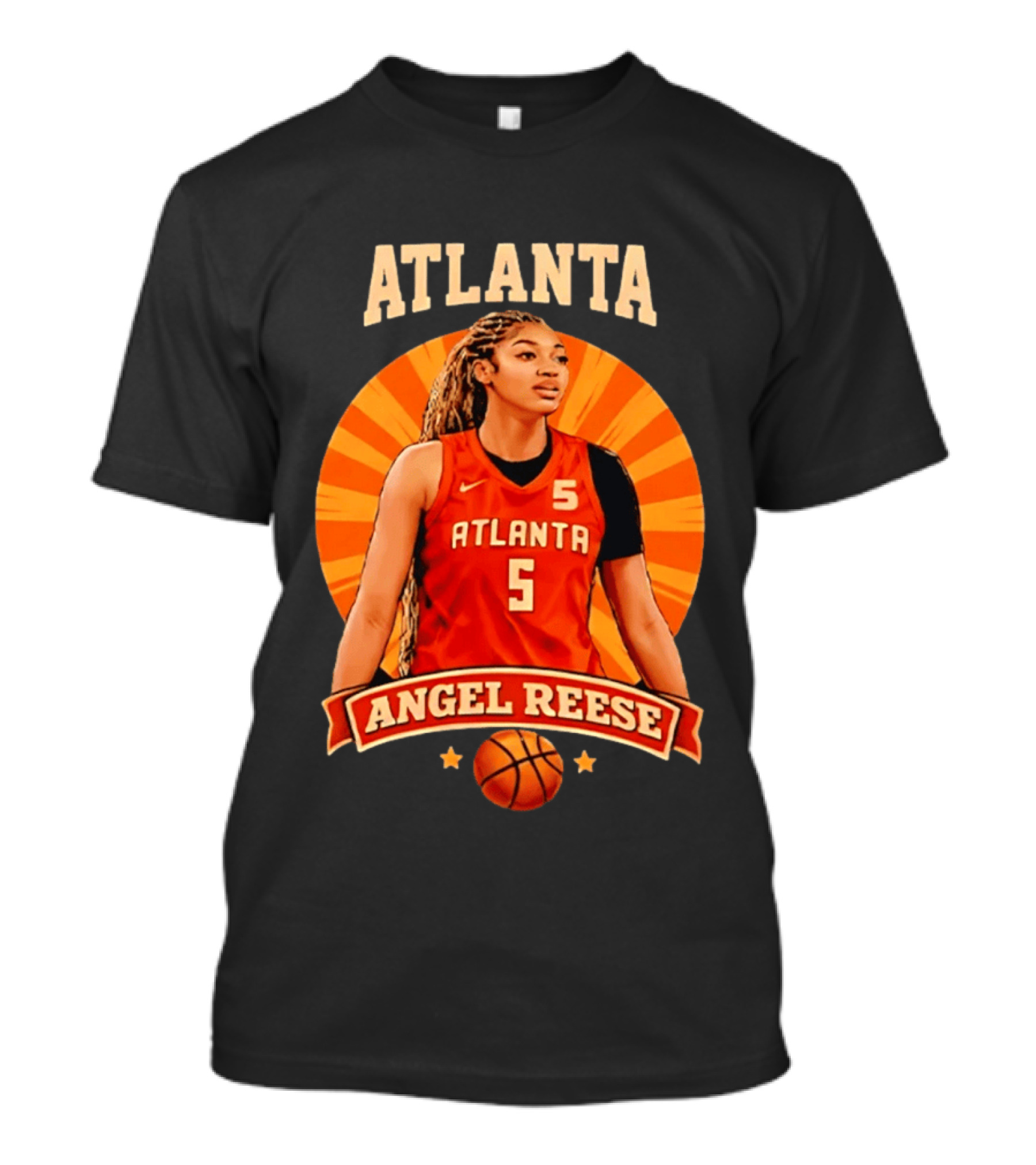 Atlanta Angel Reese Basketball T-Shirt