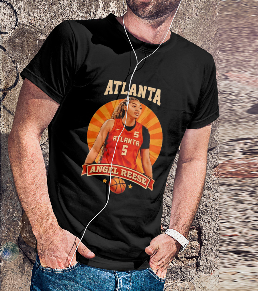 Atlanta Angel Reese Basketball T-Shirt